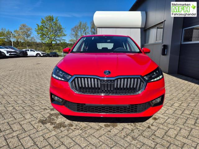 Skoda Fabia 1.0 TSI 95PS Selection 5-t&uuml;rig R&uuml;ckf.Kamera Parksensoren Sitzheizung Multifunktionslenkrad Klima Skoda-Radio Bluetooth Touchscreen Tempomat Nebelsch. Apple CarPlay + Android Auto 