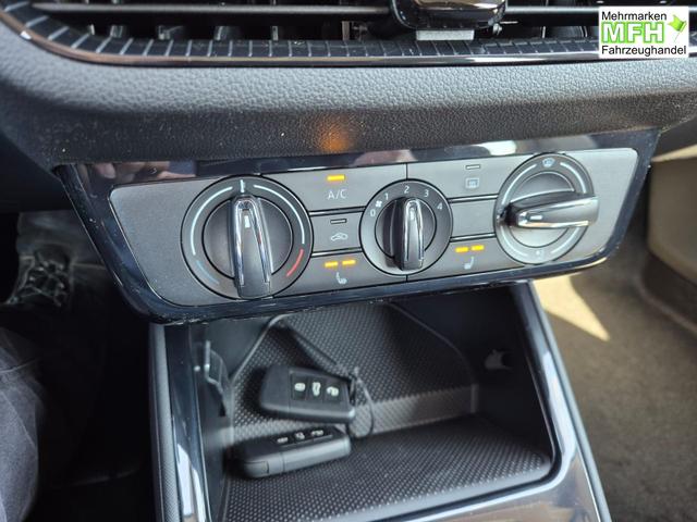 Skoda Fabia 1.0 TSI 95PS Selection 5-t&uuml;rig R&uuml;ckf.Kamera Parksensoren Sitzheizung Multifunktionslenkrad Klima Skoda-Radio Bluetooth Touchscreen Tempomat Nebelsch. Apple CarPlay + Android Auto 