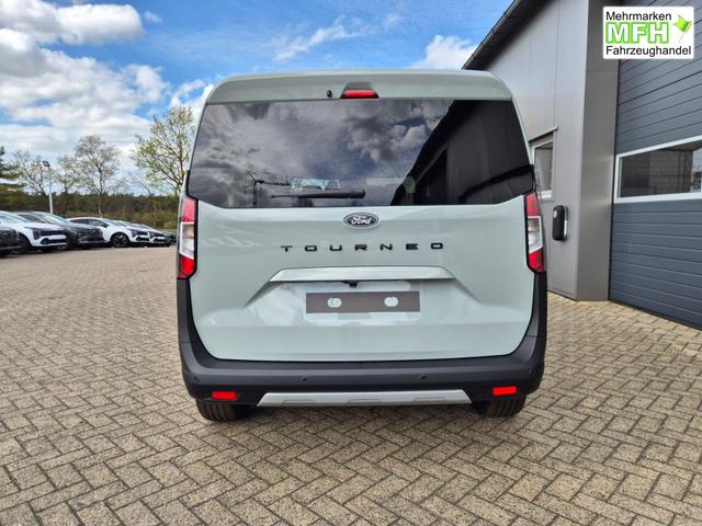Ford Tourneo Courier 1.0 EcoBoost 125PS Active Teil-Leder Sitzheizung Lenkradheizung Klimaautomatik PDC v+h R&uuml;ckf.-Kamera ACC TWA Frontscheibe beheizb. Ford-Navi SYNC4 Apple CarPlay + Android Auto 