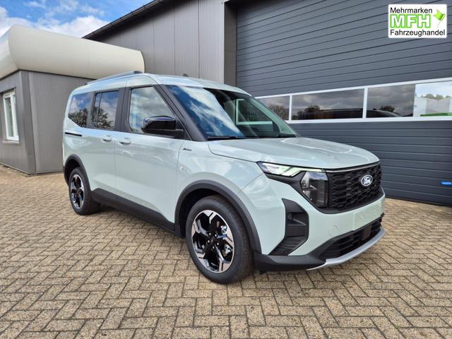 Ford Tourneo Courier 1.0 EcoBoost 125PS Active Teil-Leder Sitzheizung Lenkradheizung Klimaautomatik PDC v+h R&uuml;ckf.-Kamera ACC TWA Frontscheibe beheizb. Ford-Navi SYNC4 Apple CarPlay + Android Auto 