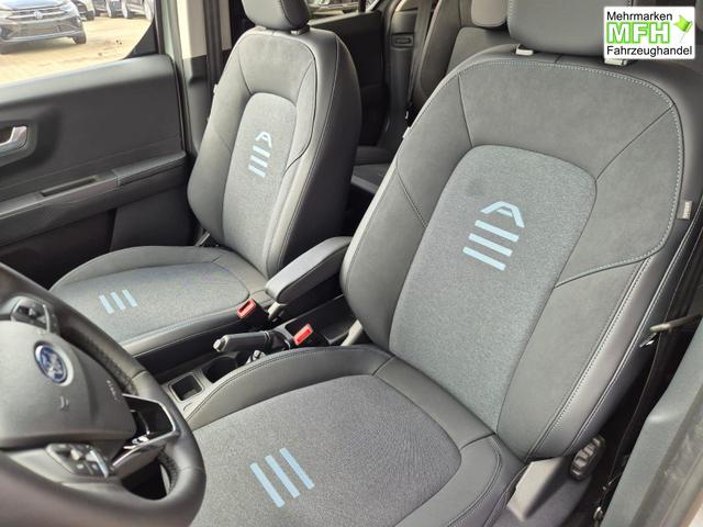 Ford Tourneo Courier 1.0 EcoBoost 125PS Active Teil-Leder Sitzheizung Lenkradheizung Klimaautomatik PDC v+h R&uuml;ckf.-Kamera ACC TWA Frontscheibe beheizb. Ford-Navi SYNC4 Apple CarPlay + Android Auto 