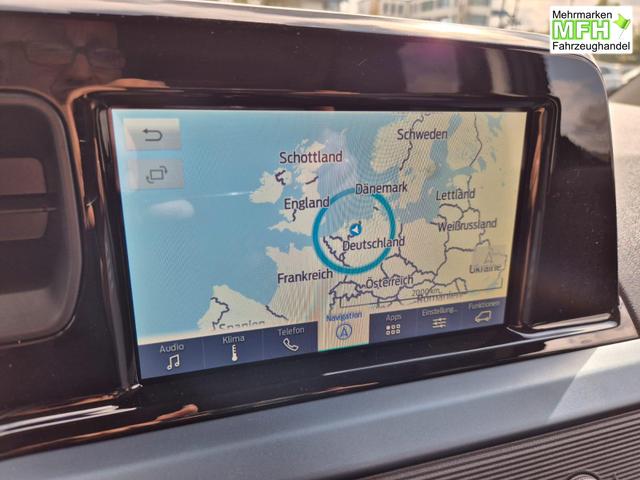 Ford Tourneo Courier 1.0 EcoBoost 125PS Active Teil-Leder Sitzheizung Lenkradheizung Klimaautomatik PDC v+h R&uuml;ckf.-Kamera ACC TWA Frontscheibe beheizb. Ford-Navi SYNC4 Apple CarPlay + Android Auto 