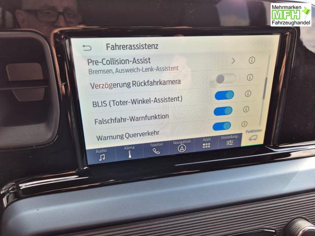 Ford Tourneo Courier 1.0 EcoBoost 125PS Active Teil-Leder Sitzheizung Lenkradheizung Klimaautomatik PDC v+h R&uuml;ckf.-Kamera ACC TWA Frontscheibe beheizb. Ford-Navi SYNC4 Apple CarPlay + Android Auto 