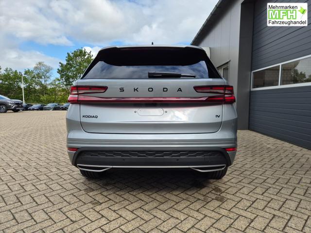 Skoda Kodiaq Sportline 1.5 TSI 204PS PHEV DSG schwenkb. AHK elektr. PanoDach HUD Alcantara PDC v+h 360&deg;Kamera CANTON Sound Klimaautomatik Sitzheizung Lenkradheizung Navi Apple CarPlay Android Auto 2xKeyless 19"LM vollelektr. Reichweite 116KM 