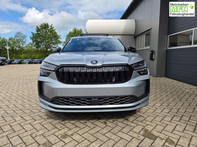 Skoda Kodiaq Sportline 1.5 TSI 204PS PHEV DSG schwenkb. AHK elektr. PanoDach HUD Alcantara PDC v+h 360&deg;Kamera CANTON Sound Klimaautomatik Sitzheizung Lenkradheizung Navi Apple CarPlay Android Auto 2xKeyless 19"LM vollelektr. Reichweite 116KM 