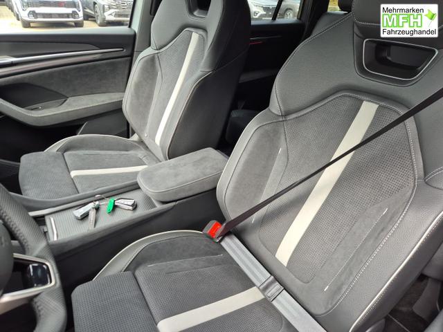 Skoda Kodiaq Sportline 1.5 TSI 204PS PHEV DSG schwenkb. AHK elektr. PanoDach HUD Alcantara PDC v+h 360&deg;Kamera CANTON Sound Klimaautomatik Sitzheizung Lenkradheizung Navi Apple CarPlay Android Auto 2xKeyless 19"LM vollelektr. Reichweite 116KM 
