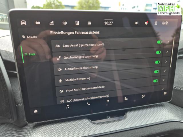 Skoda Kodiaq Sportline 1.5 TSI 204PS PHEV DSG schwenkb. AHK elektr. PanoDach HUD Alcantara PDC v+h 360&deg;Kamera CANTON Sound Klimaautomatik Sitzheizung Lenkradheizung Navi Apple CarPlay Android Auto 2xKeyless 19"LM vollelektr. Reichweite 116KM 