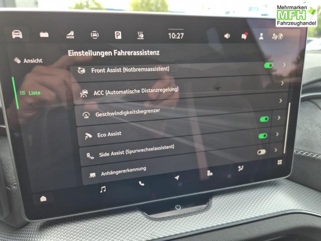 Skoda Kodiaq Sportline 1.5 TSI 204PS PHEV DSG schwenkb. AHK elektr. PanoDach HUD Alcantara PDC v+h 360&deg;Kamera CANTON Sound Klimaautomatik Sitzheizung Lenkradheizung Navi Apple CarPlay Android Auto 2xKeyless 19"LM vollelektr. Reichweite 116KM 