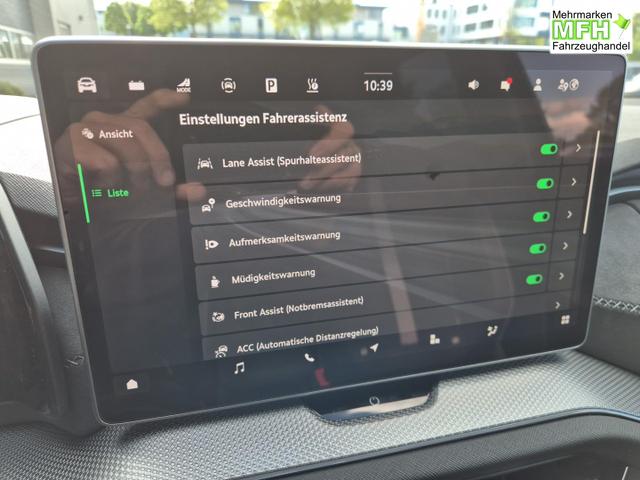 Skoda Kodiaq Sportline 1.5 TSI 204PS PHEV DSG schwenkb. AHK elektr. PanoDach HUD Alcantara PDC v+h 360&deg;Kamera CANTON Sound Klimaautomatik Sitzheizung Lenkradheizung Navi Apple CarPlay Android Auto 2xKeyless 19"LM vollelektr. Reichweite 116KM 