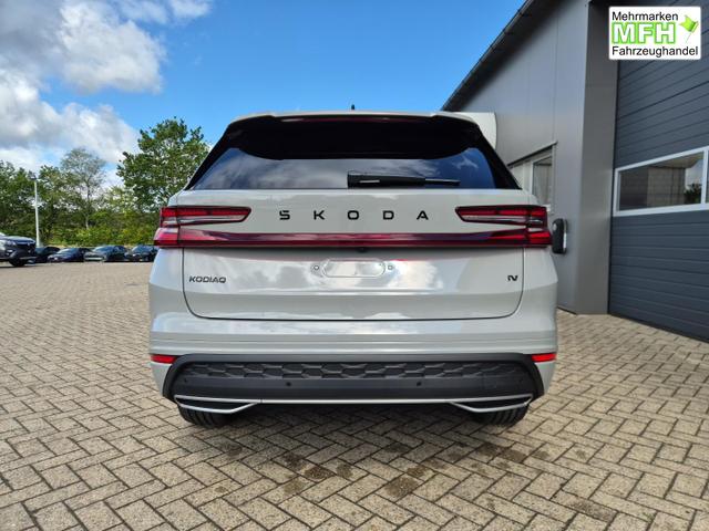 Skoda Kodiaq Sportline 1.5 TSI 204PS PHEV DSG schwenkb. AHK elektr. PanoDach HUD Alcantara PDC v+h 360&deg;Kamera CANTON Sound Klimaautomatik Sitzheizung Lenkradheizung Navi Apple CarPlay Android Auto 2xKeyless 19"LM vollelektr. Reichweite 116KM 