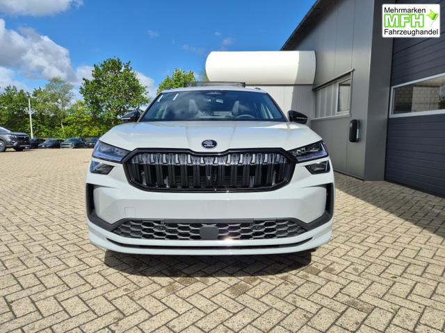 Skoda Kodiaq Sportline 1.5 TSI 204PS PHEV DSG schwenkb. AHK elektr. PanoDach HUD Alcantara PDC v+h 360&deg;Kamera CANTON Sound Klimaautomatik Sitzheizung Lenkradheizung Navi Apple CarPlay Android Auto 2xKeyless 19"LM vollelektr. Reichweite 116KM 