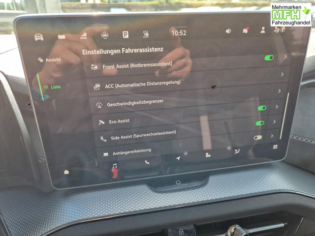 Skoda Kodiaq Sportline 1.5 TSI 204PS PHEV DSG schwenkb. AHK elektr. PanoDach HUD Alcantara PDC v+h 360&deg;Kamera CANTON Sound Klimaautomatik Sitzheizung Lenkradheizung Navi Apple CarPlay Android Auto 2xKeyless 19"LM vollelektr. Reichweite 116KM 