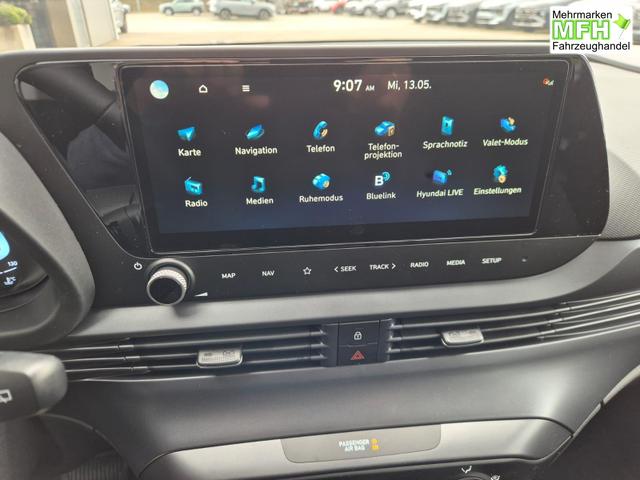 Hyundai i20 1.0 T-GDI 90PS Automatik 5-T&uuml;rer Sitzheizung Lenkradheizung R&uuml;ckf.Kamera PDC Klima Apple CarPlay Android Auto Tempomat Touchscreen 