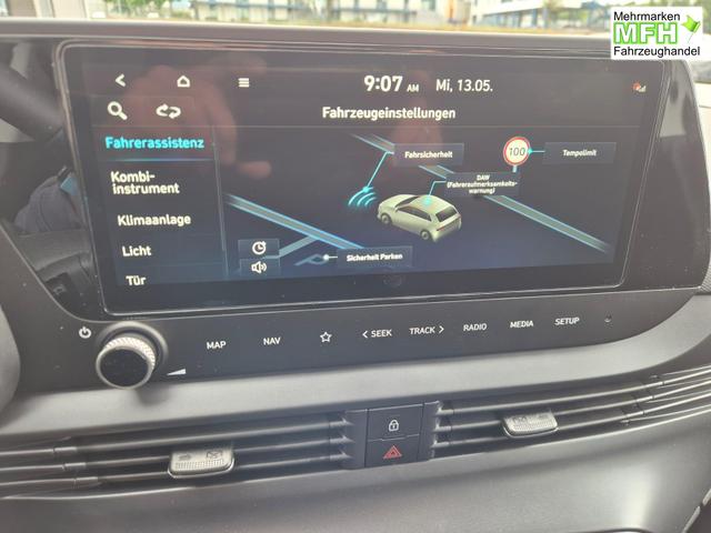 Hyundai i20 1.0 T-GDI 90PS Automatik 5-T&uuml;rer Sitzheizung Lenkradheizung R&uuml;ckf.Kamera PDC Klima Apple CarPlay Android Auto Tempomat Touchscreen 