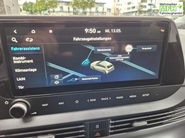 Hyundai i20 1.0 T-GDI 90PS Automatik 5-T&uuml;rer Sitzheizung Lenkradheizung R&uuml;ckf.Kamera PDC Klima Apple CarPlay Android Auto Tempomat Touchscreen 