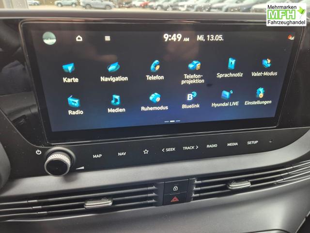 Hyundai i20 1.0 T-GDI 90PS Automatik 5-T&uuml;rer Sitzheizung Lenkradheizung R&uuml;ckf.Kamera PDC Klima Apple CarPlay Android Auto Tempomat Touchscreen 