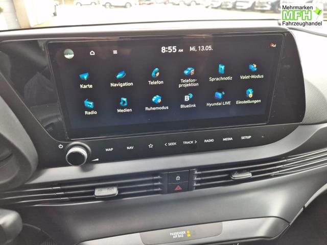 Hyundai i20 1.0 T-GDI 90PS Automatik 5-T&uuml;rer Sitzheizung Lenkradheizung R&uuml;ckf.Kamera PDC Klima Apple CarPlay Android Auto Tempomat Touchscreen 