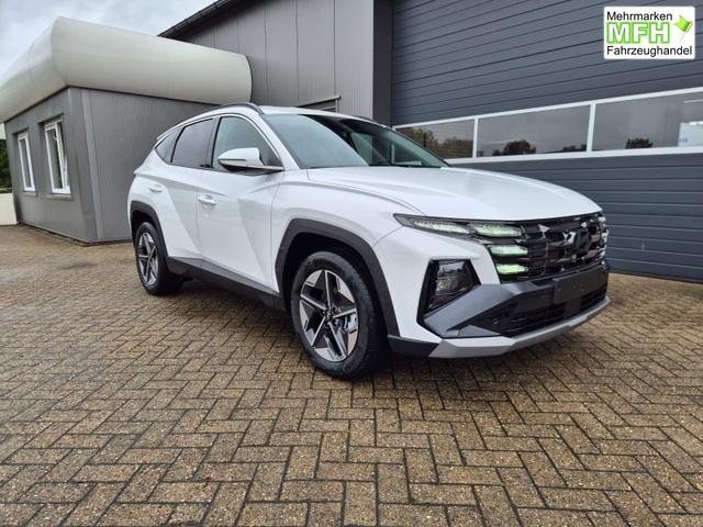 Hyundai TUCSON Trend 1.6 T-GDI 150PS Automatik TZ 2026 Teil-Leder Sitzheizung v+h Lenkradheizung Klimaautomatik Navi Touchscreen DAB+ Apple CarPlay + Android Auto PDC R&uuml;ckf.-Kamera Matrix-LED-Scheinw. 