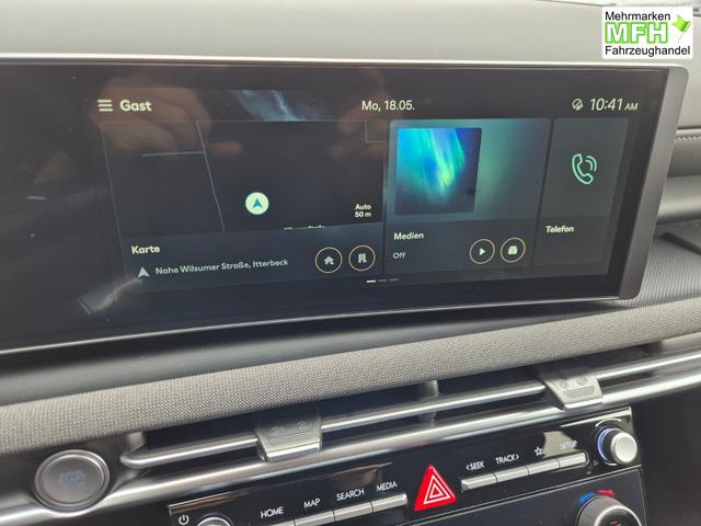 Hyundai TUCSON Trend 1.6 T-GDI 150PS Automatik TZ 2026 Teil-Leder Sitzheizung v+h Lenkradheizung Klimaautomatik Navi Touchscreen DAB+ Apple CarPlay + Android Auto PDC R&uuml;ckf.-Kamera Matrix-LED-Scheinw. 