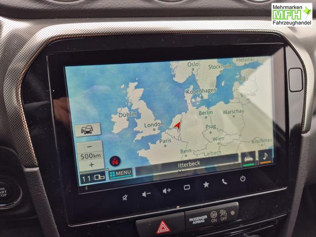 Suzuki Vitara Comfort+ 110PS MHEV 4x4 ALLGRIP 1.4 Boosterjet Allrad Teilleder mit Alcantara Navi Klimaautomatik Sitzheizung ACC PDC v+h R&uuml;ckf.Kamera Suzuki-Radio Apple CarPlay Android Auto Touchscreen 2xKeyless 17-LM 