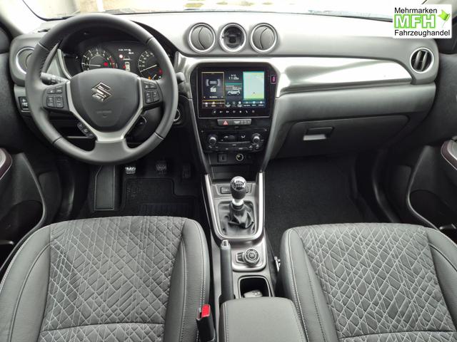 Suzuki Vitara Comfort+ 110PS MHEV 4x4 ALLGRIP 1.4 Boosterjet Allrad Teilleder mit Alcantara Navi Klimaautomatik Sitzheizung ACC PDC v+h R&uuml;ckf.Kamera Suzuki-Radio Apple CarPlay Android Auto Touchscreen 2xKeyless 17-LM 