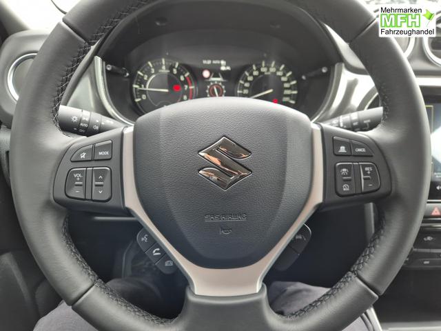 Suzuki Vitara Comfort+ 110PS MHEV 4x4 ALLGRIP 1.4 Boosterjet Allrad Teilleder mit Alcantara Navi Klimaautomatik Sitzheizung ACC PDC v+h R&uuml;ckf.Kamera Suzuki-Radio Apple CarPlay Android Auto Touchscreen 2xKeyless 17-LM 