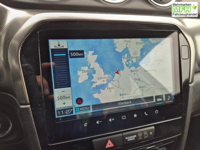 Suzuki Vitara Comfort+ 110PS MHEV 4x4 ALLGRIP 1.4 Boosterjet Allrad Teilleder mit Alcantara Navi Klimaautomatik Sitzheizung ACC PDC v+h R&uuml;ckf.Kamera Suzuki-Radio Apple CarPlay Android Auto Touchscreen 2xKeyless 17-LM 