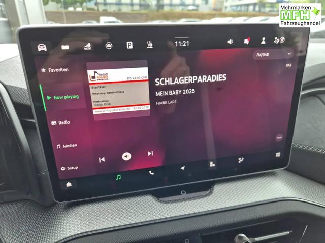 Skoda Kodiaq Sportline 1.5 TSI 204PS PHEV DSG schwenkb. AHK elektr. PanoDach HUD Alcantara PDC v+h 360&deg;Kamera CANTON Sound Klimaautomatik Sitzheizung Lenkradheizung Navi Apple CarPlay Android Auto 2xKeyless 19"LM vollelektr. Reichweite 116KM 