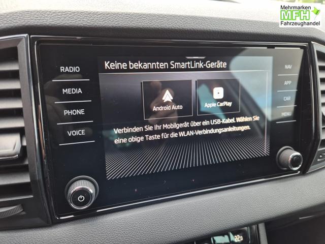 Skoda Karoq 1.5 TSI 150PS DSG Selection Klimaautomatik Sitzheizung Lenkradheizung ACC PDC v+h R&uuml;ckf.Kamera abg.Scheiben Apple CarPlay Android Auto 17"LM 