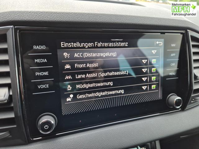 Skoda Karoq 1.5 TSI 150PS DSG Selection Klimaautomatik Sitzheizung Lenkradheizung ACC PDC v+h R&uuml;ckf.Kamera abg.Scheiben Apple CarPlay Android Auto 17"LM 