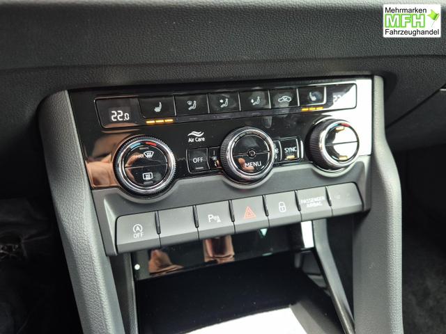 Skoda Karoq 1.5 TSI 150PS DSG Selection Klimaautomatik Sitzheizung Lenkradheizung ACC PDC v+h R&uuml;ckf.Kamera abg.Scheiben Apple CarPlay Android Auto 17"LM 