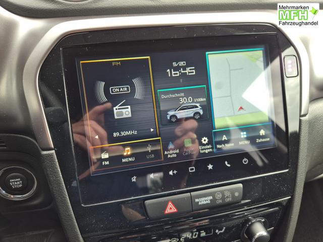 Suzuki Vitara Comfort 110PS Automatik MHEV 4x4 ALLGRIP 1.4 Boosterjet Allrad Navi Klimaautomatik Sitzheizung ACC PDC R&uuml;ckf.Kamera Suzuki-Radio Apple CarPlay Android Auto Touchscreen 2xKeyless 17-LM 