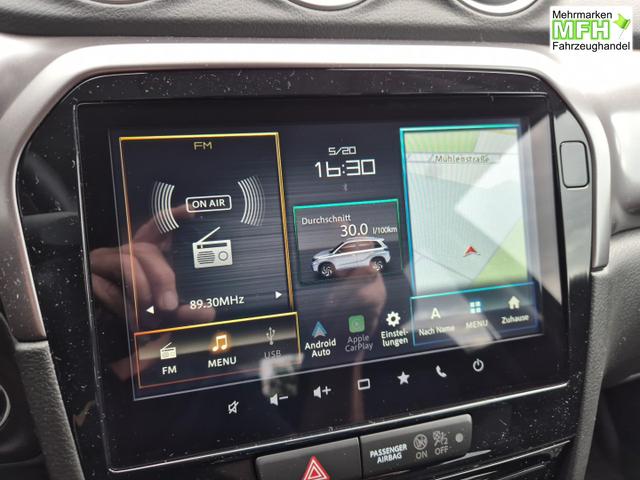Suzuki Vitara Comfort 110PS Automatik MHEV 4x4 ALLGRIP 1.4 Boosterjet Allrad Navi Klimaautomatik Sitzheizung ACC PDC R&uuml;ckf.Kamera Suzuki-Radio Apple CarPlay Android Auto Touchscreen 2xKeyless 17-LM 