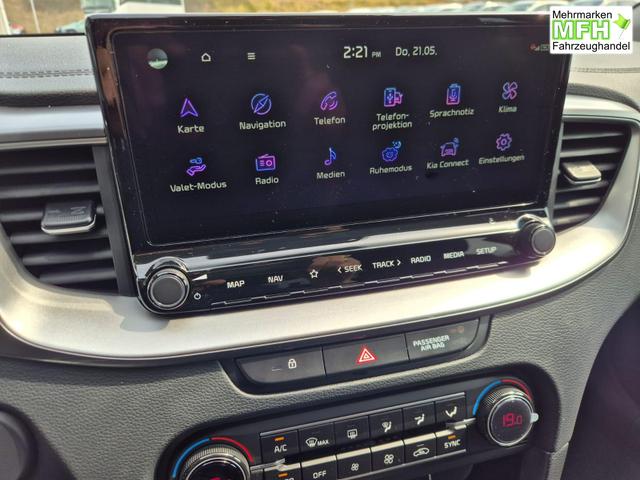 Kia XCeed 1.6 T-GDi 150PS Automatik Klimaautomatik Sitzheizung Lenkradheizung Navi PDC R&uuml;ckf.Kamera abged.Scheiben Apple CarPlay Android Auto 