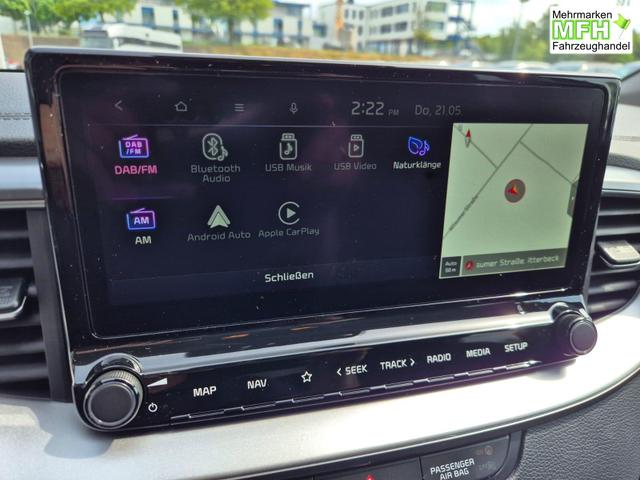 Kia XCeed 1.6 T-GDi 150PS Automatik Klimaautomatik Sitzheizung Lenkradheizung Navi PDC R&uuml;ckf.Kamera abged.Scheiben Apple CarPlay Android Auto 