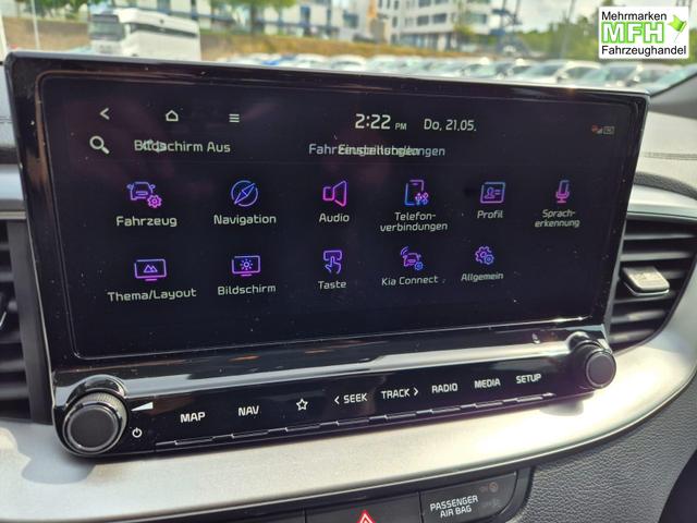 Kia XCeed 1.6 T-GDi 150PS Automatik Klimaautomatik Sitzheizung Lenkradheizung Navi PDC R&uuml;ckf.Kamera abged.Scheiben Apple CarPlay Android Auto 