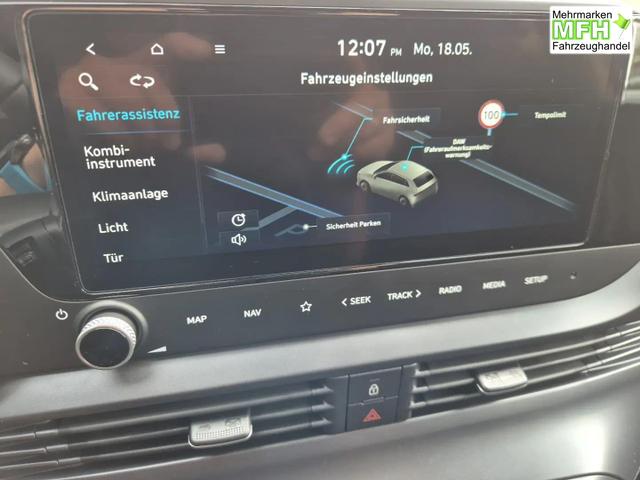 Hyundai BAYON Trend 1.0 T-GDI 90PS Automatik Klimaautomatik R&uuml;ckf.Kamera Parksensoren Sitzheizung Lenkradheizung Bluetooth Touchscreen Tempomat Apple CarPlay + Android Auto 16"LM 