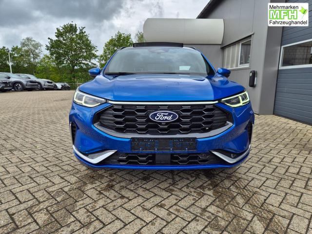 Ford Kuga ST-Line X 243PS PHEV Automatik HuD Matrix-LED schwenkb. AHK elektr. PanoDach Sitzheizung v+h Lenkradheizung Frontscheibe beheizb. Navi SYNC4 Apple CarPlay Android Auto Touchscreen PDC 4xKamera 2xKeyless B+O Sound 18"LM vollelektr. Reichweite 65K 