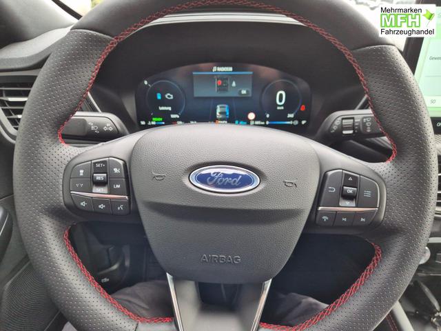 Ford Kuga ST-Line X 243PS PHEV Automatik HuD Matrix-LED schwenkb. AHK elektr. PanoDach Sitzheizung v+h Lenkradheizung Frontscheibe beheizb. Navi SYNC4 Apple CarPlay Android Auto Touchscreen PDC 4xKamera 2xKeyless B+O Sound 18"LM vollelektr. Reichweite 65K 