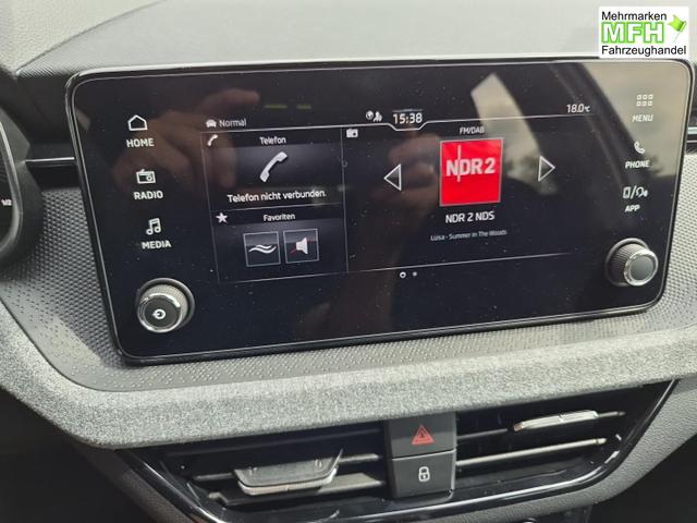 Skoda Kamiq 1.0 TSI 115PS DSG Selection R&uuml;ckf.Kamera PDC v+h Sitzheizung Klimaautomatik Skoda-Radio Apple CarPlay + Android Auto Tempomat Garantieverl&auml;ngerung 16"LM 