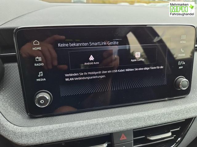 Skoda Kamiq 1.0 TSI 115PS DSG Selection R&uuml;ckf.Kamera PDC v+h Sitzheizung Klimaautomatik Skoda-Radio Apple CarPlay + Android Auto Tempomat Garantieverl&auml;ngerung 16"LM 