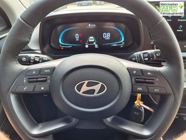Hyundai i20 1.0 T-GDI 90PS 5-t&uuml;rig Sitzheizung Lenkradheizung R&uuml;ckf.Kamera PDC Klima Apple CarPlay Android Auto Tempomat Touchscreen 
