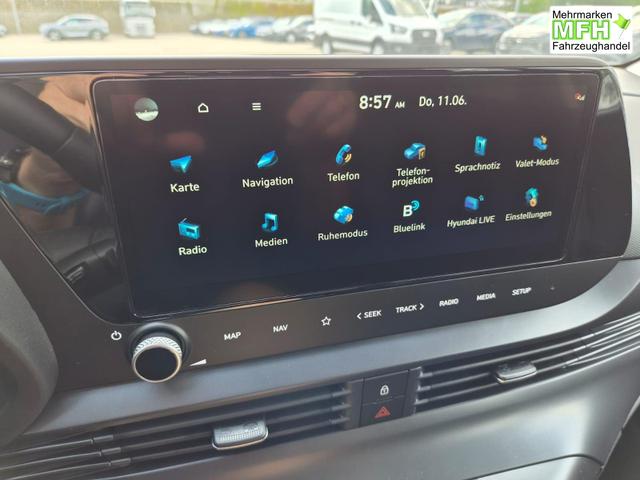 Hyundai i20 1.0 T-GDI 90PS 5-t&uuml;rig Sitzheizung Lenkradheizung R&uuml;ckf.Kamera PDC Klima Apple CarPlay Android Auto Tempomat Touchscreen 