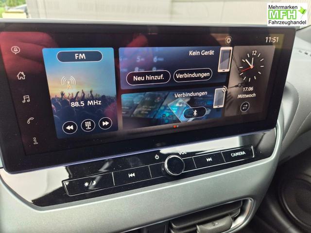 Nissan Juke 1.0 DIG-T 114PS N-Connecta Sitzheizung Lenkradheizung Teil-Leder Klimaautomatik PDC v+h R&uuml;ckf.Kamera Bluetooth Touchscreen Apple CarPlay Android Auto 17"LM 