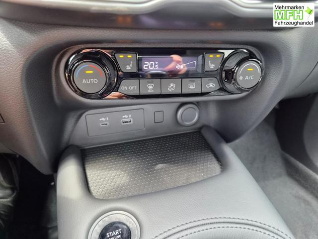 Nissan Juke 1.0 DIG-T 114PS N-Connecta Sitzheizung Lenkradheizung Teil-Leder Klimaautomatik PDC v+h R&uuml;ckf.Kamera Bluetooth Touchscreen Apple CarPlay Android Auto 17"LM 