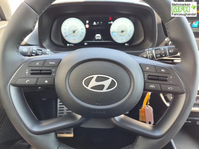 Hyundai BAYON Trend 1.0 T-GDI 90PS Automatik Klimaautomatik R&uuml;ckf.Kamera Parksensoren Sitzheizung Lenkradheizung Bluetooth Touchscreen Tempomat Apple CarPlay + Android Auto 16"LM 