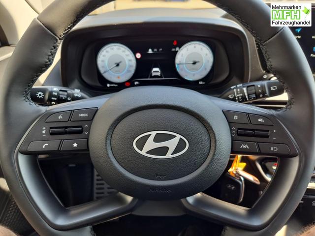 Hyundai BAYON Trend 1.0 T-GDI 90PS Klimaautomatik R&uuml;ckf.Kamera Parksensoren Sitzheizung Lenkradheizung Bluetooth Touchscreen Tempomat Apple CarPlay + Android Auto 16"LM 