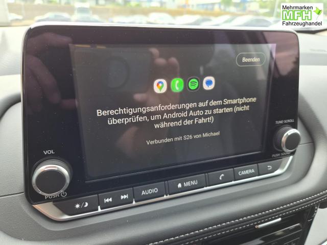 Nissan X-Trail Acenta 1.5 MHEV 163PS Automatik Sitzheizung v+h Lenkradheizung Frontscheibe beheizb. Klimaautomatik R&uuml;ckf.Kamera Bluetooth Touchscreen Apple CarPlay Android Auto PDC 2x Keyless 18"LM 