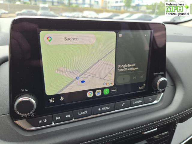 Nissan X-Trail Acenta 1.5 MHEV 163PS Automatik Sitzheizung v+h Lenkradheizung Frontscheibe beheizb. Klimaautomatik R&uuml;ckf.Kamera Bluetooth Touchscreen Apple CarPlay Android Auto PDC 2x Keyless 18"LM 
