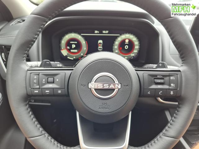 Nissan X-Trail Acenta 1.5 MHEV 163PS Automatik Sitzheizung v+h Lenkradheizung Frontscheibe beheizb. Klimaautomatik R&uuml;ckf.Kamera Bluetooth Touchscreen Apple CarPlay Android Auto PDC 2x Keyless 18"LM 